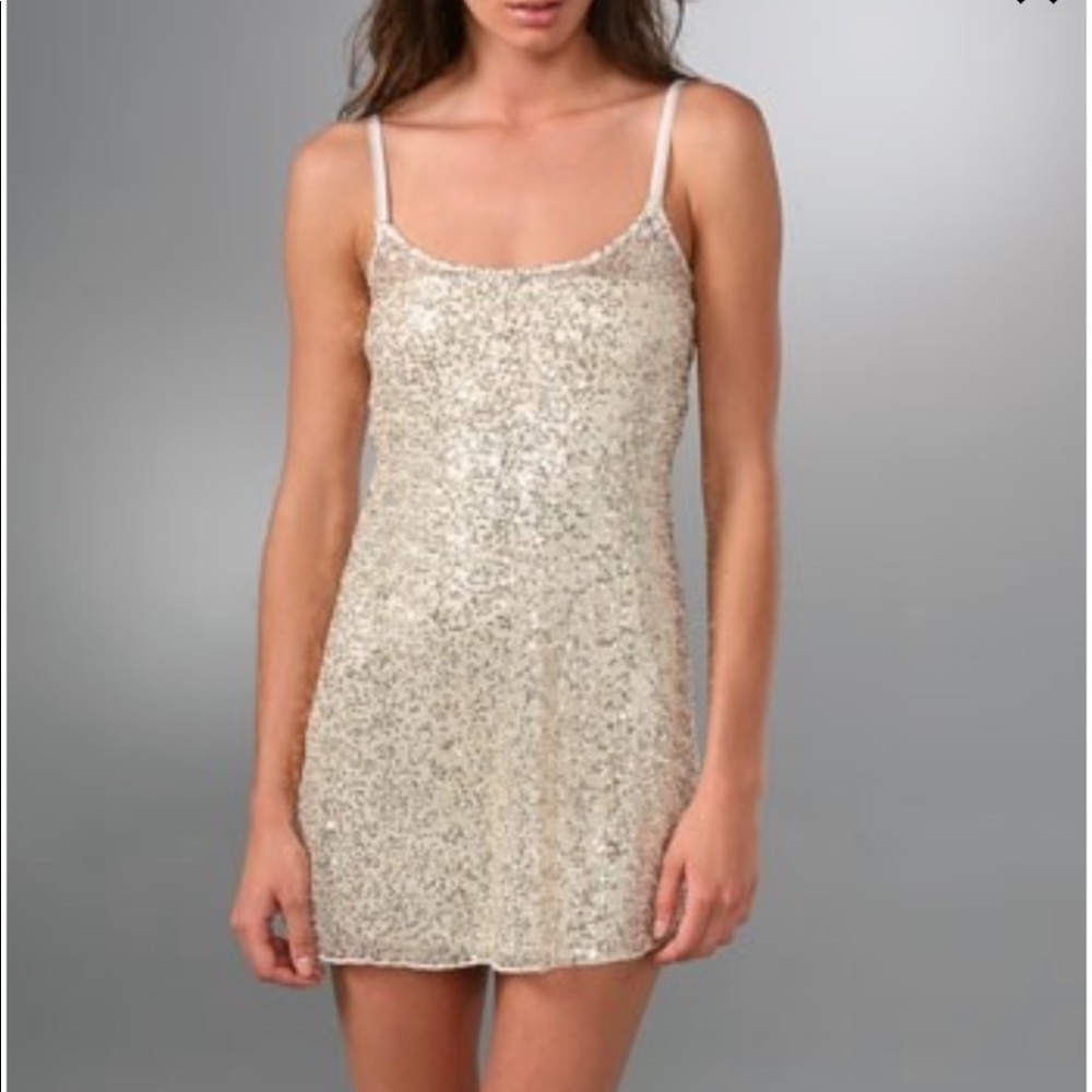 Free People sequin tunic top